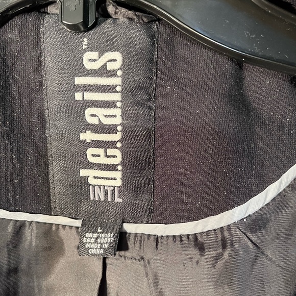 INTL d.e.t.a.i.l.s Women's Hooded Sweatshirt Jacket L - Picture 3 of 10